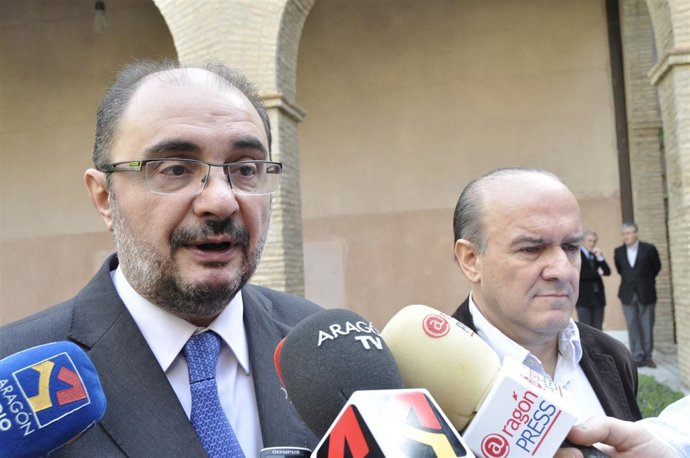 Javier Lambán y Eduardo Bandrés