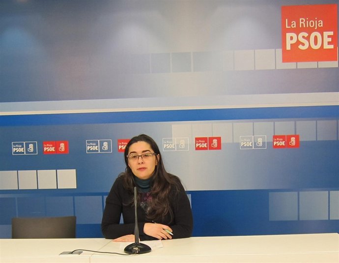 La secretaria de Igualdad del PSOE de La Rioja, Elisa Garrido
