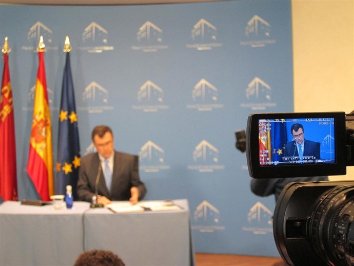 El portavoz del Gobierno regional, José Ballesta