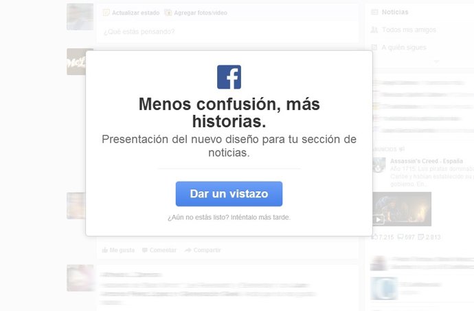 Nuevo muro de Facebook