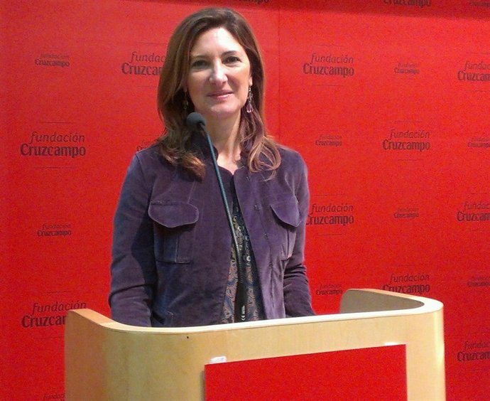 La vicesecretaria de Territorio del PP-A, Alicia Martínez, hoy en Sevilla