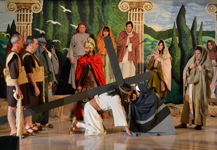 Representación de El Paso de Riogordo en la cárcel de Alhaurín de la Torre