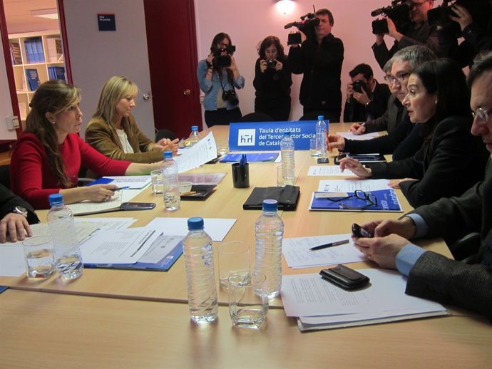 Reunión entre Alicia Sánchez-Camacho y Àngels Guiteras