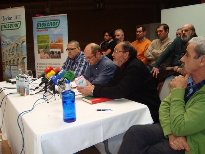 Representantes de Mesenor y UCCL, en Segovia