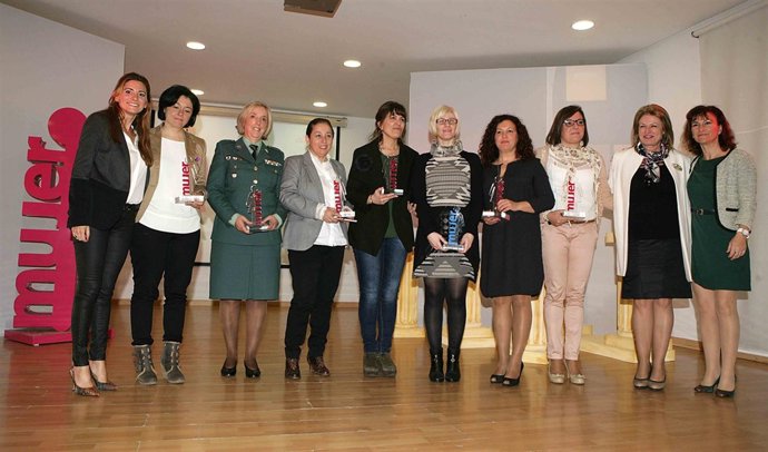 Algunas de las premiadas por Diputación en el Día de la Mujer