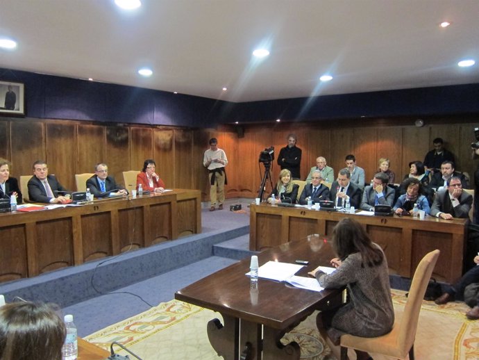 Pleno donde se ha aprobado la moción de censura en Ponferrada