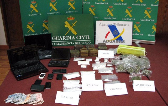 Desarticulados tres grupos dedicados al narcotráfico en Asturias
