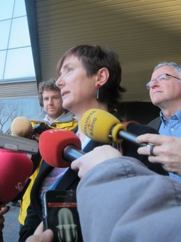 Carme García (ICV) tras declarar como testigo por caso Mercurio