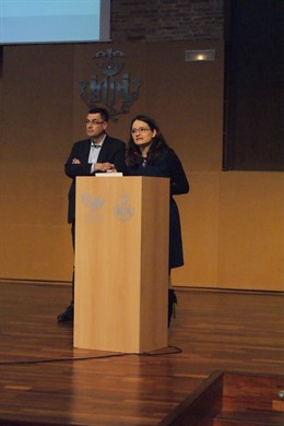 Morera y Oltar en el Consell General de Compromís