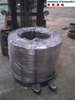 Bovina de acero robada