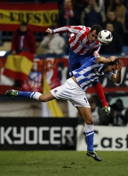 Xabi Prieto deja al Atlético tercero