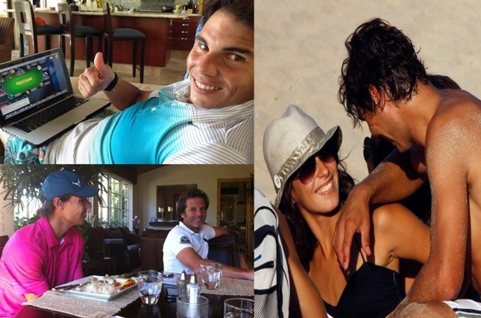 Rafa Nadal se relaja