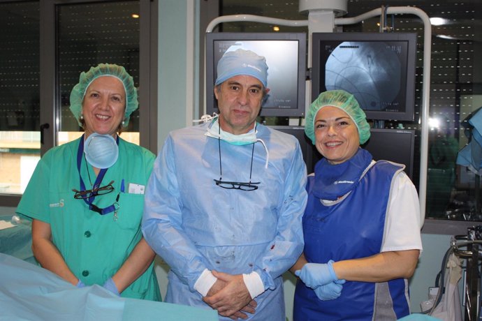 Doctor Rafael Ceres, Hospital de Albacete, desfibrilador