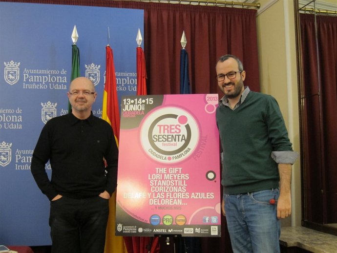 Jokin Zamarbide y Fermín Alonso en la presentación del Festival.