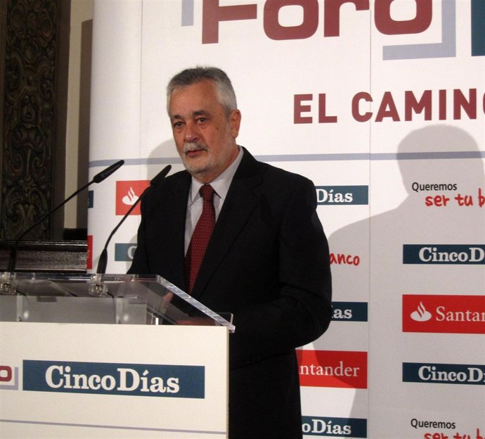 José Antonio Griñán, este lunes