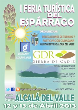 Cartel de la I Feria Turística del Espárrago