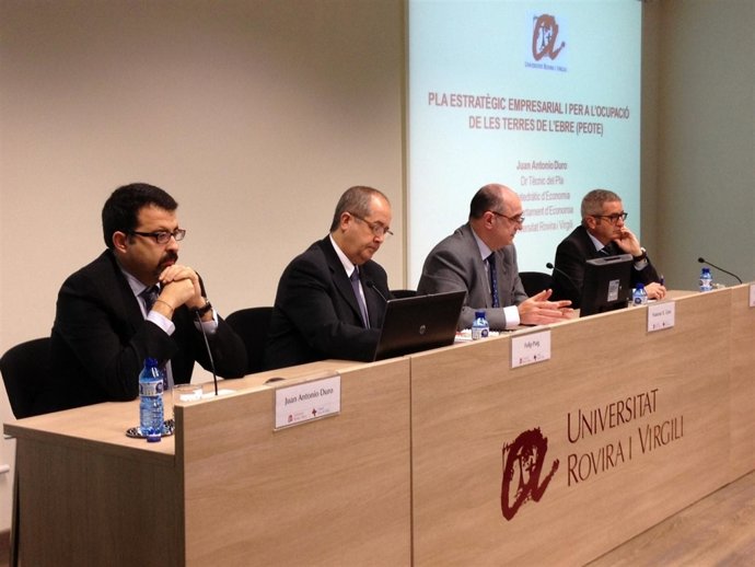 F.Puig en la presentación del Plan estratégico de las Terres de l'Ebre