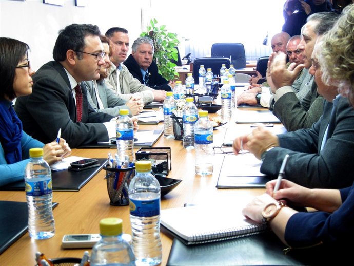 Reunión del PSOE con empresarios de playas de Málaga