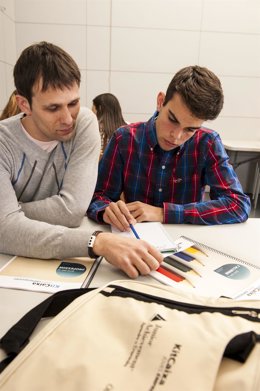 Estudiante en el programa eduCaixa de la Obra Social "la Caixa" 