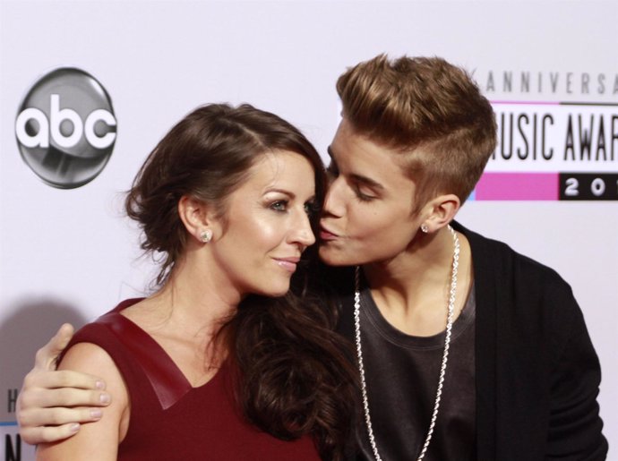 Justin Bieber y su madre