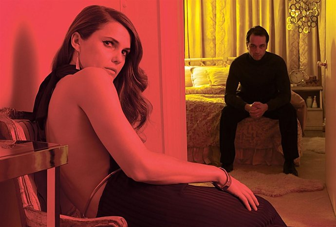 Keri Russell y Phillip Jennings en The Americans