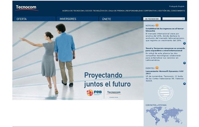 Página web Tecnocom