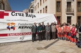Fundación Repsol dona a Cruz Roja Cartagena un hospital de campaña 