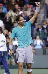 AMP.- Tenis/Indian Wells.- Mayer se retira y Nadal pasa a octavos de final sin saltar a la pista