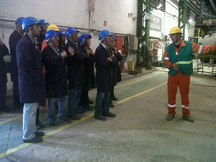Visita a la planta de Gerdau en Reinosa