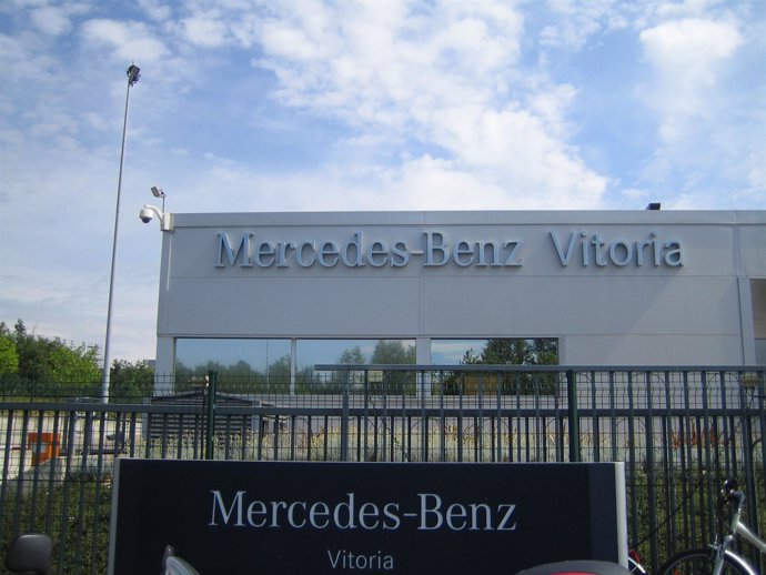 Planta de Mercedes-Benz en Vitoria.