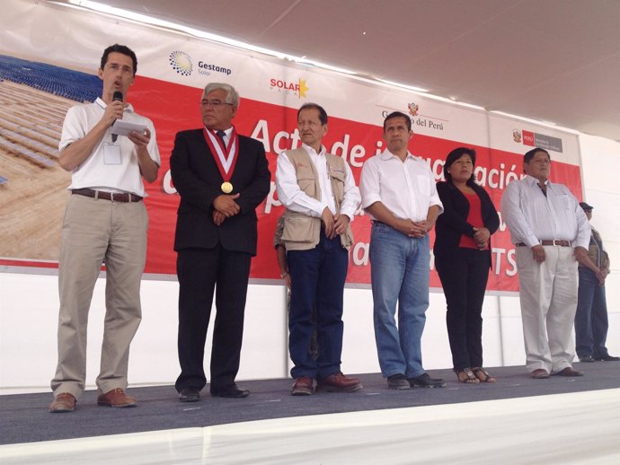 Ollanta Humala inaugura las plantas de Solarpack y Gestamp