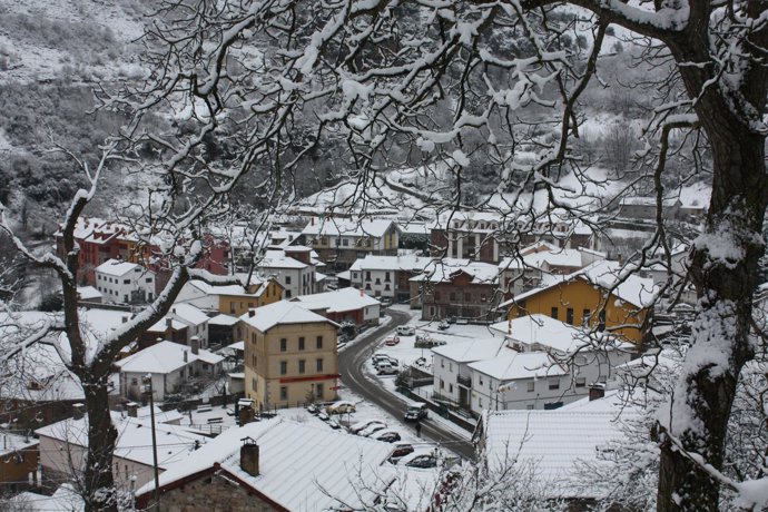 Nieve en Asturias