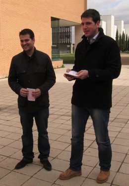 El secretario general de JJ.SS, Nino Torres, y el autonómico, David Jurado