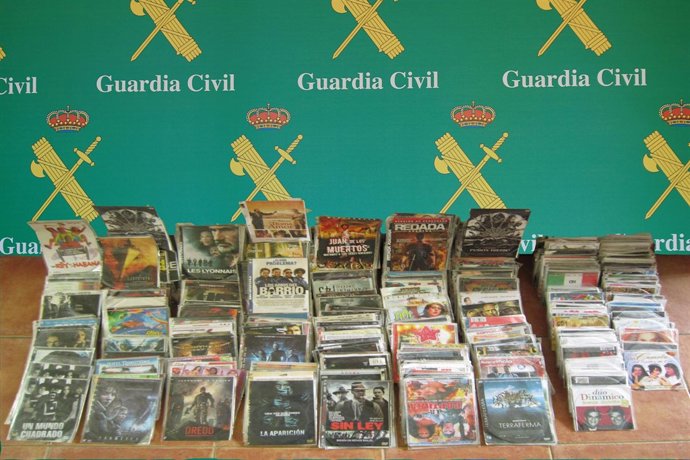 Cds y dvds intervenidos