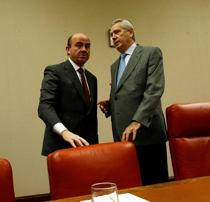 Luis De Guindos y Santigao Lanzuela