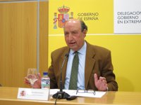 El delegado del Gobierno en Extremadura apunta que "no está cerrado" el caso del doble homicidio de Zafra