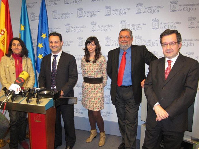 Concejales del PP de Gijón