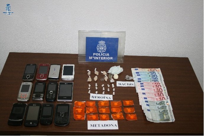 Drogas y efectos intervenidos en Lugo