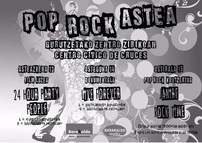 Cartel Pop Rock Astea