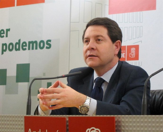 El secretario general del PSOE de Castilla-La Mancha, Emiliano García-Page.