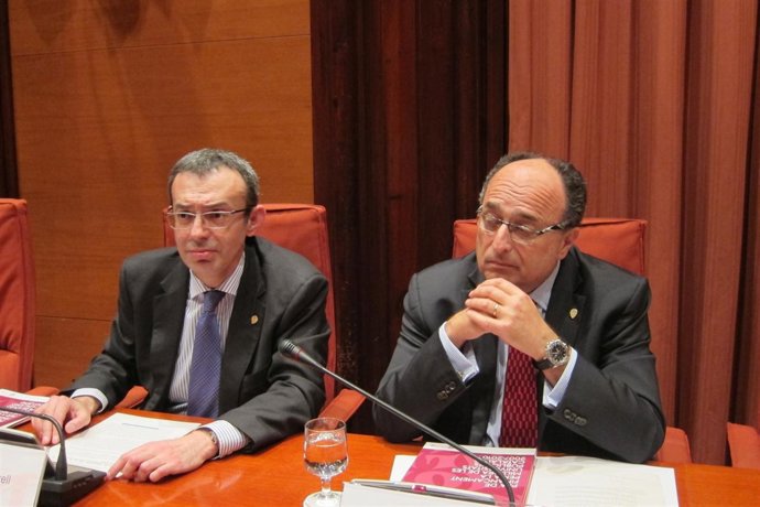 El S&#237;ndic Jordi Pons y el S&#237;ndic Major de Comptes, Jaume Amat