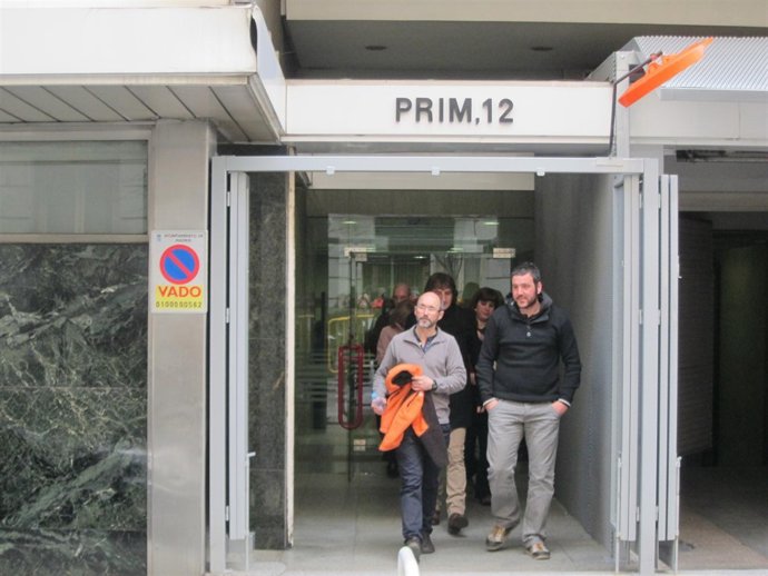 Kirio Gastearena a la salida de la Audiencia Nacional