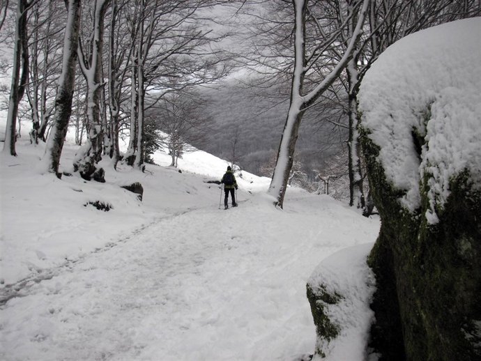 José Javier Labayen ofrece una charla sobre modalidades de paseos de montaña.