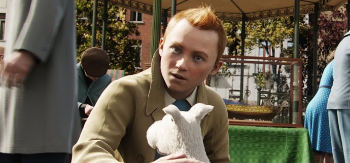 Tintin de Spielberg y Peter Jackson