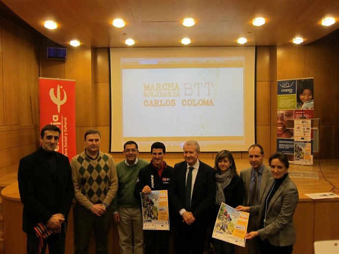 Presentación de la Marcha BTT Solidaria Carlos Coloma con Coopera ONGD