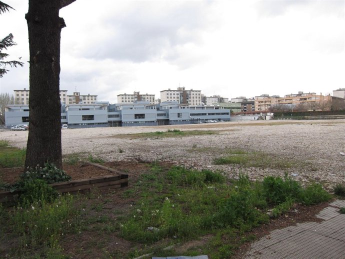 Imagen del solar del antiguo Hospital San Millán