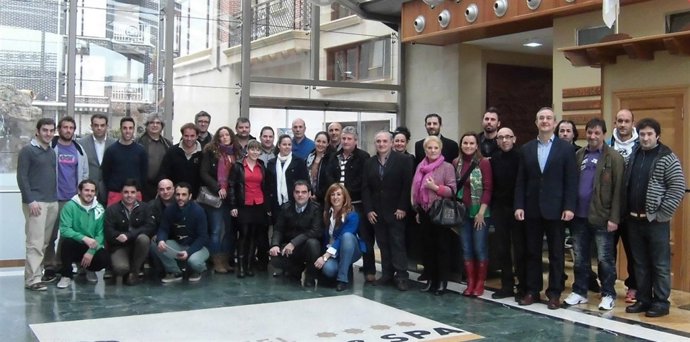 Participantes en el taller de creatividad