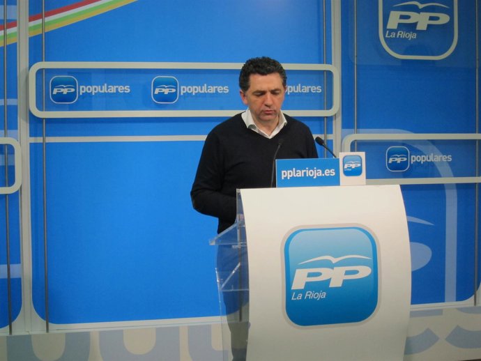 El secretario general del Partido Popular de La Rioja, Carlos Cuevas