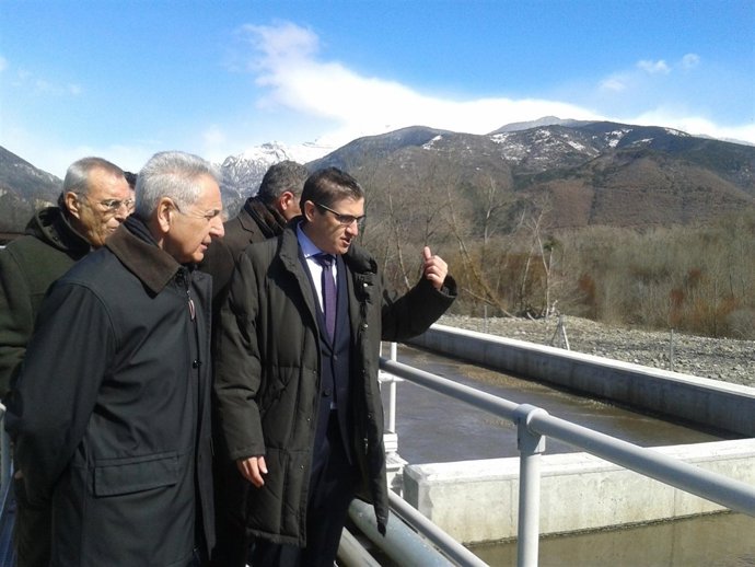 Inauguración de la depuradora.