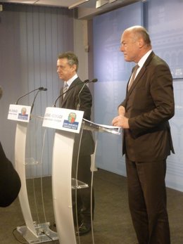 Iñigo Urkullu y Alain Rousset.